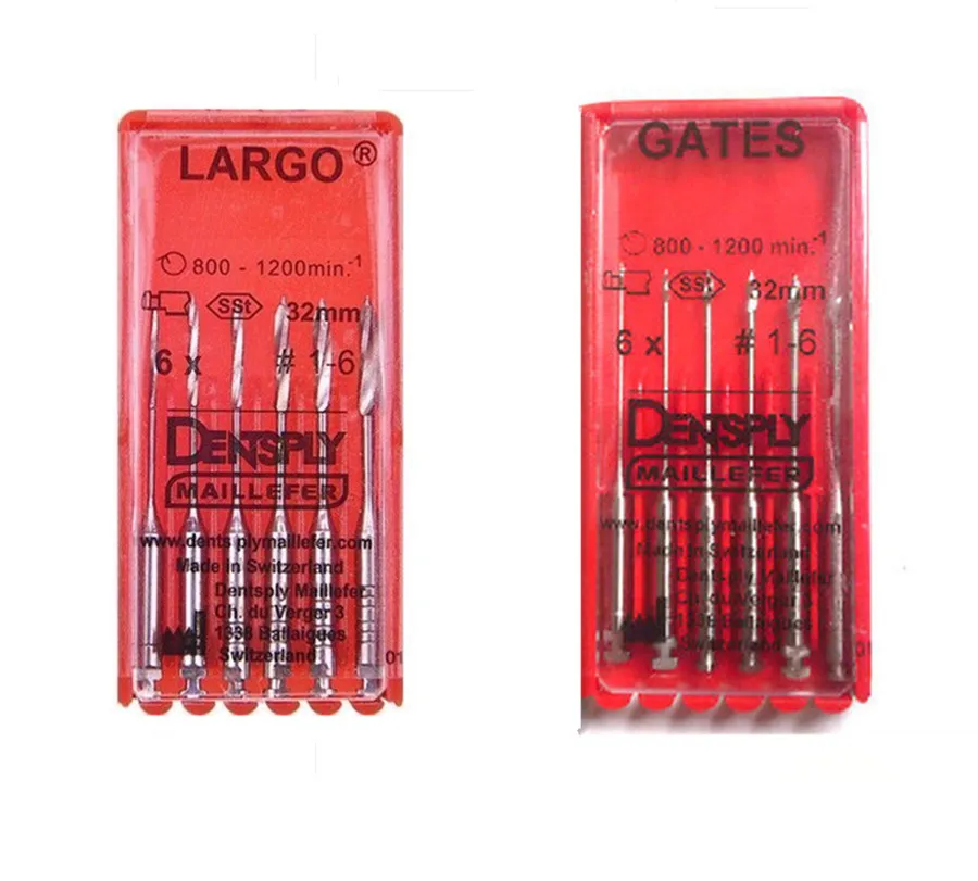 2packs/set Dentare de Înaltă Calitate Fișiere Endo Echipamente LARGO & Freze GATES Dentist Materiale