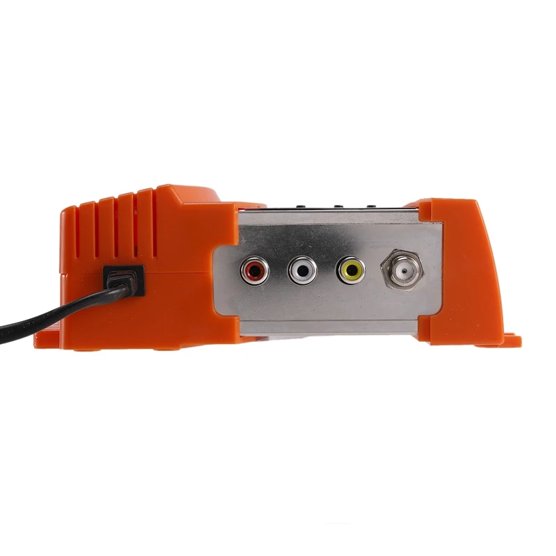 M69 Profesionale Digitală VHF UHF RF Modulator AV pentru RF AV la TV Convertor Adaptor(Portocaliu Plug SUA)
