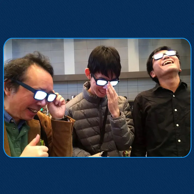 Japonia Anime LED Lumina Stralucitoare Ochelari Ochelari de Cosplay Online Show Amuzant Petrecere Recuzită Strălucire Petrecere YouTube Insgram Online Show elemente de Recuzită