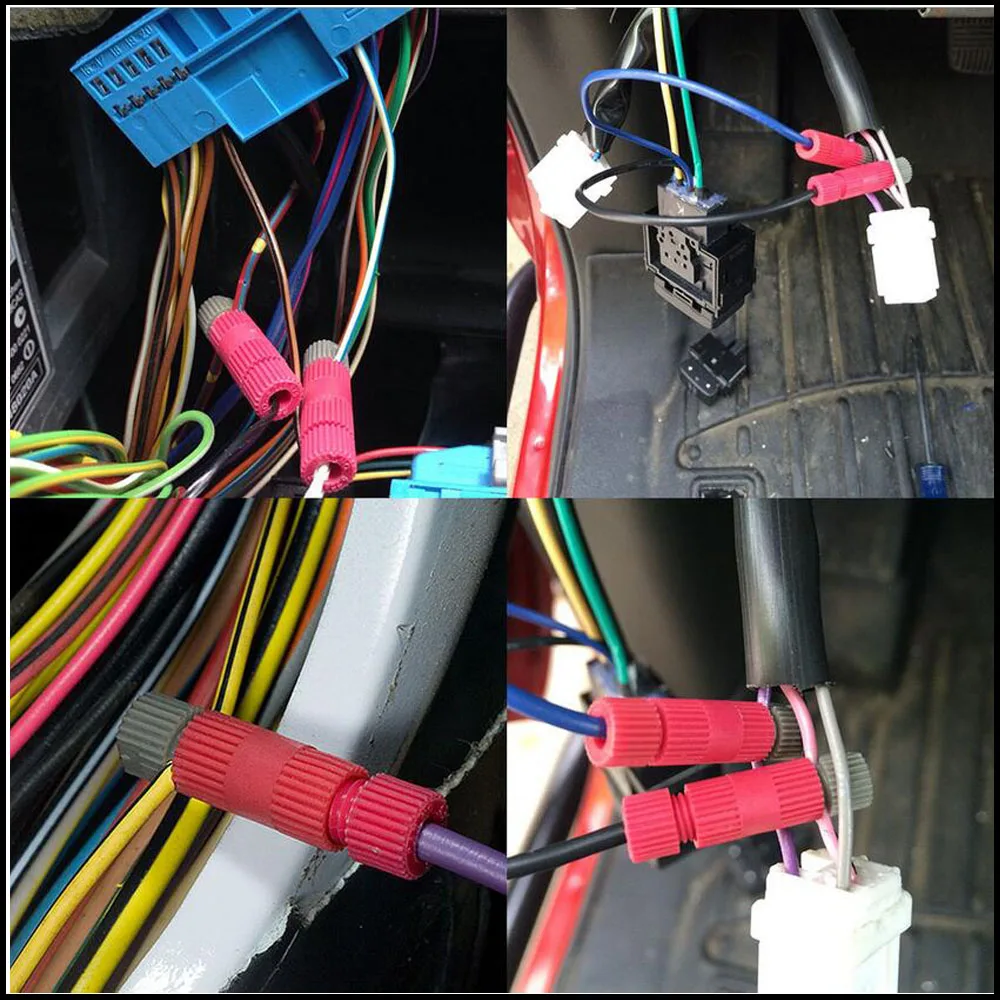 10buc/Punga mini masina bornă cablu de conectare EX-130RR #604 roșu gri rapid terminal bloc conector 20-22Awg