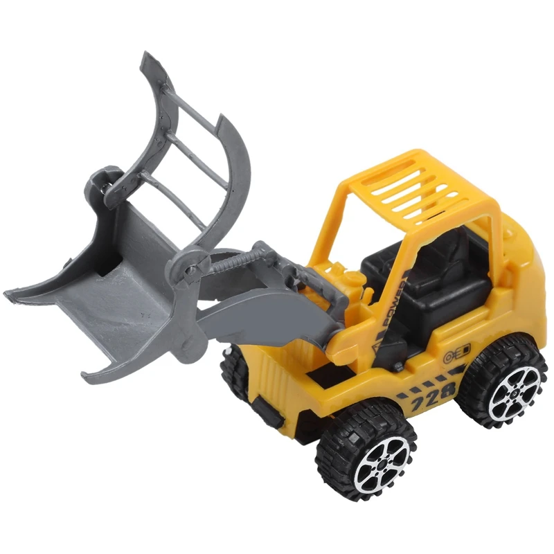 6 Stiluri Mini Turnat Sub Presiune Construcție Din Plastic De Inginerie Vehicul Masini Excavator Model De Jucarii Pentru Copii Băieți Cadou