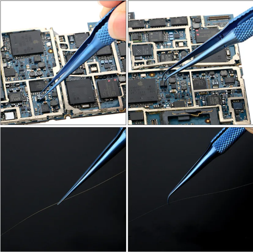 Aliaj de titan oftalmic pensete amprenta pensete sunt potrivite pentru componente electronice și sârmă de cupru cules de instrumente