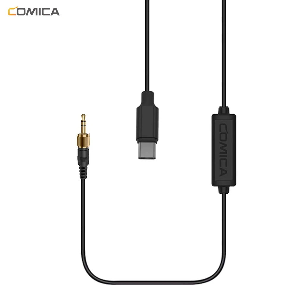 COMICA MCV-DL-SPX(UC) 3.5 mm TRS pentru USB de Tip C Microfon Adaptor pentru COMICA WM100/200/300 Microfon Wireless pentru Smartphone-uri USB C