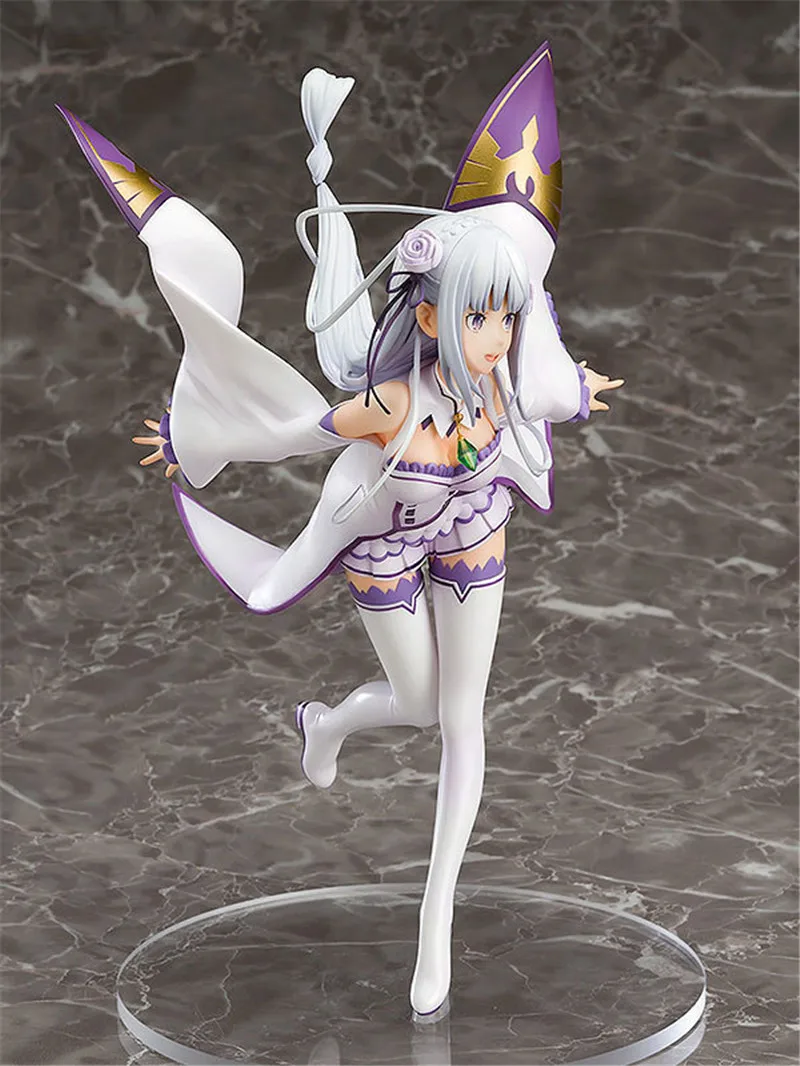 Figurina de Colectie Jucarii Model Anime Re:viața într-o Lume Diferită de Zero Emilia 1/7 Proporție PVC Prima Ediție Japonia