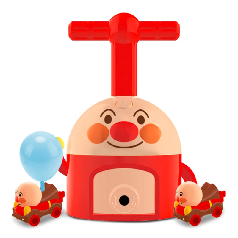 Anpanman aer alimentat masina balon jucărie Distractiv de Puzzle Pneumatic de Putere Masina de Jucării Experiment de Jucărie Pentru Copii Cadouri