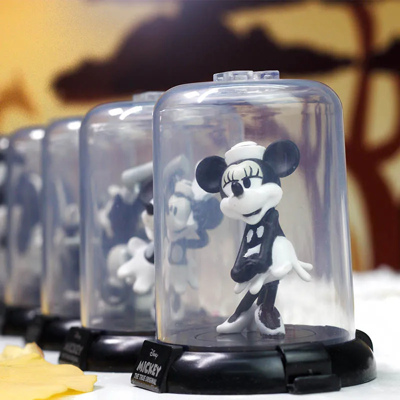 Autentic Disney Mickey Mouse-figurina Jucarie Mickey 90 de ani Orb Cutie Anime Papusa de Moda Decorare Tort Cadou de Ziua de nastere