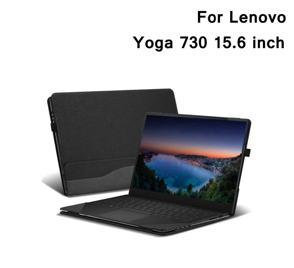 Caz Pentru Lenovo Yoga 730 730-15 15.6 Inch/HP Envy x360 15.6 Inch Nou Design cu Maneci Capac de Protecție din Piele PU Piele