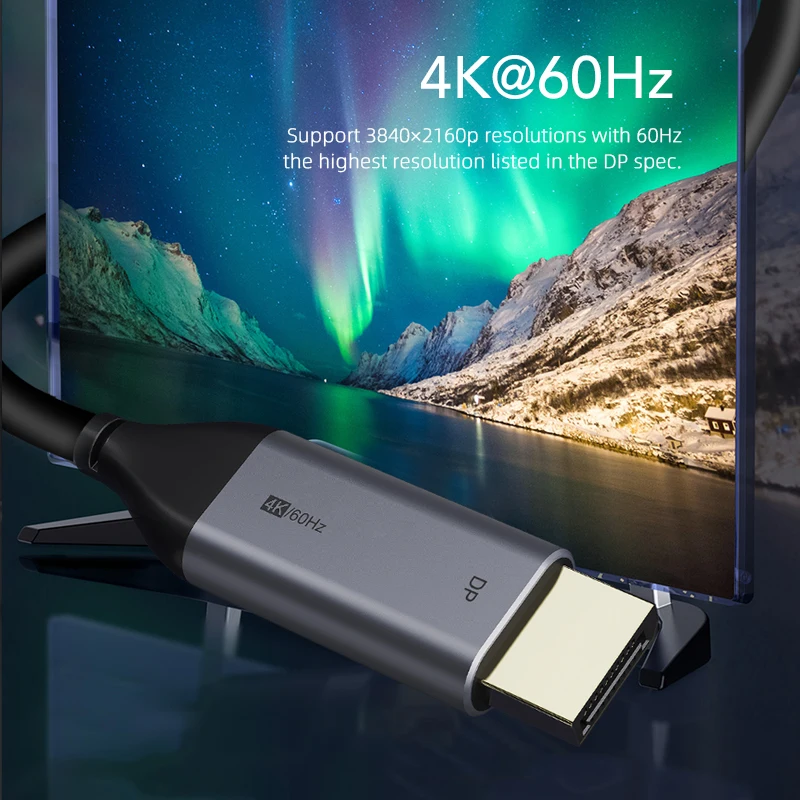 Cabletime Thunderbolt 3 USB C Cablu DisplayPort 4K 60Hz USB 3.1 de Tip C a DP Adaptor USB la DP UHD Video Externe N308