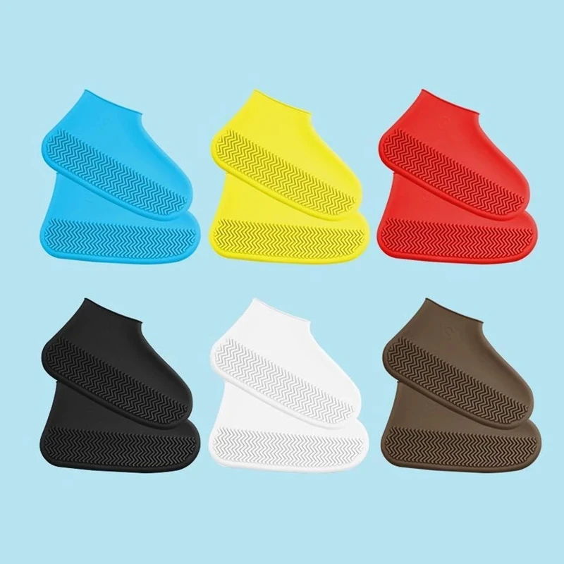 Reutilizabile Cizme Impermeabile Pantof Acoperi Material Silicon Unisex Cizme de Ploaie pentru Interior în aer liber Zile Ploioase Pantofi Protectori