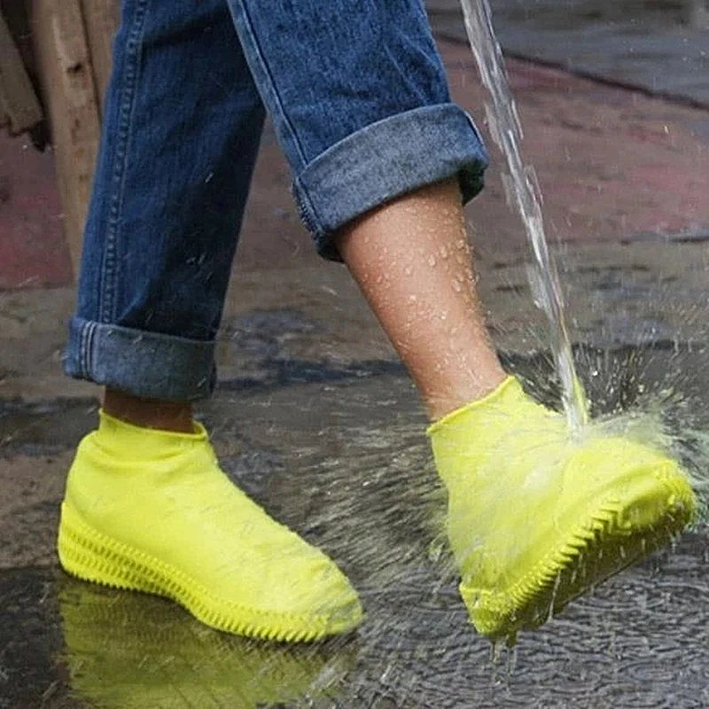 Reutilizabile Cizme Impermeabile Pantof Acoperi Material Silicon Unisex Cizme de Ploaie pentru Interior în aer liber Zile Ploioase Pantofi Protectori