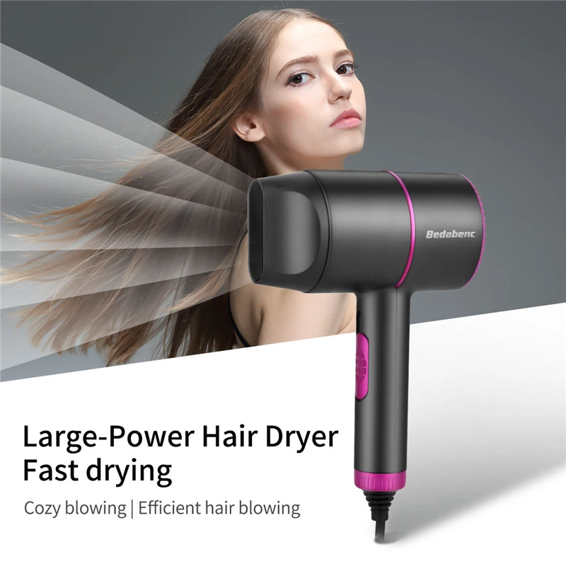 CkeyiN 2000W Puternic de ioni Negativi Uscător de Păr Electric Salon de Hair Styling Călătorie Rapidă de Uscare Uscător de păr Cald / Rece Suflanta de Aer