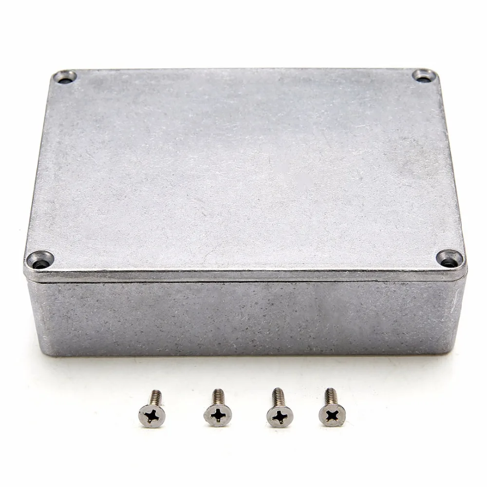 Silver carcasa din Aluminiu Electronice turnat sub presiune Pedale Proiectului Cutie 1590BB 120x95x35mm cu Rezistenta la Coroziune