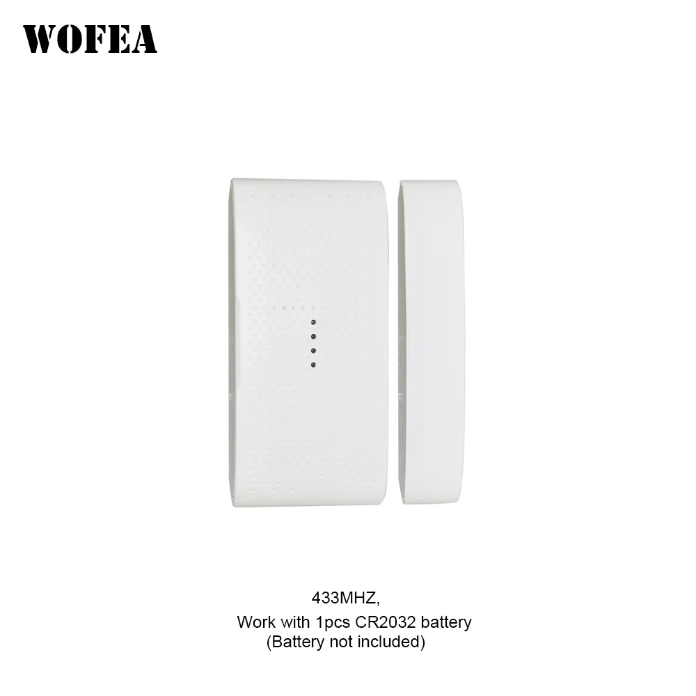 Wofea 433mhz / Wireless Wifi Ferestre si Usi Senzor Wifi Contact Magnetic Detector Inteligent Senzor de Usa Baterie Nu sunt Incluse