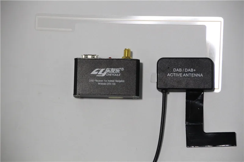 DTR-130 Auto DAB+ Receptor Antena + DAB Cutie USB pentru Conectarea Android Auto Multimedia Radio Player Hi-Fi Stereo, DAB Dispozitiv Kit