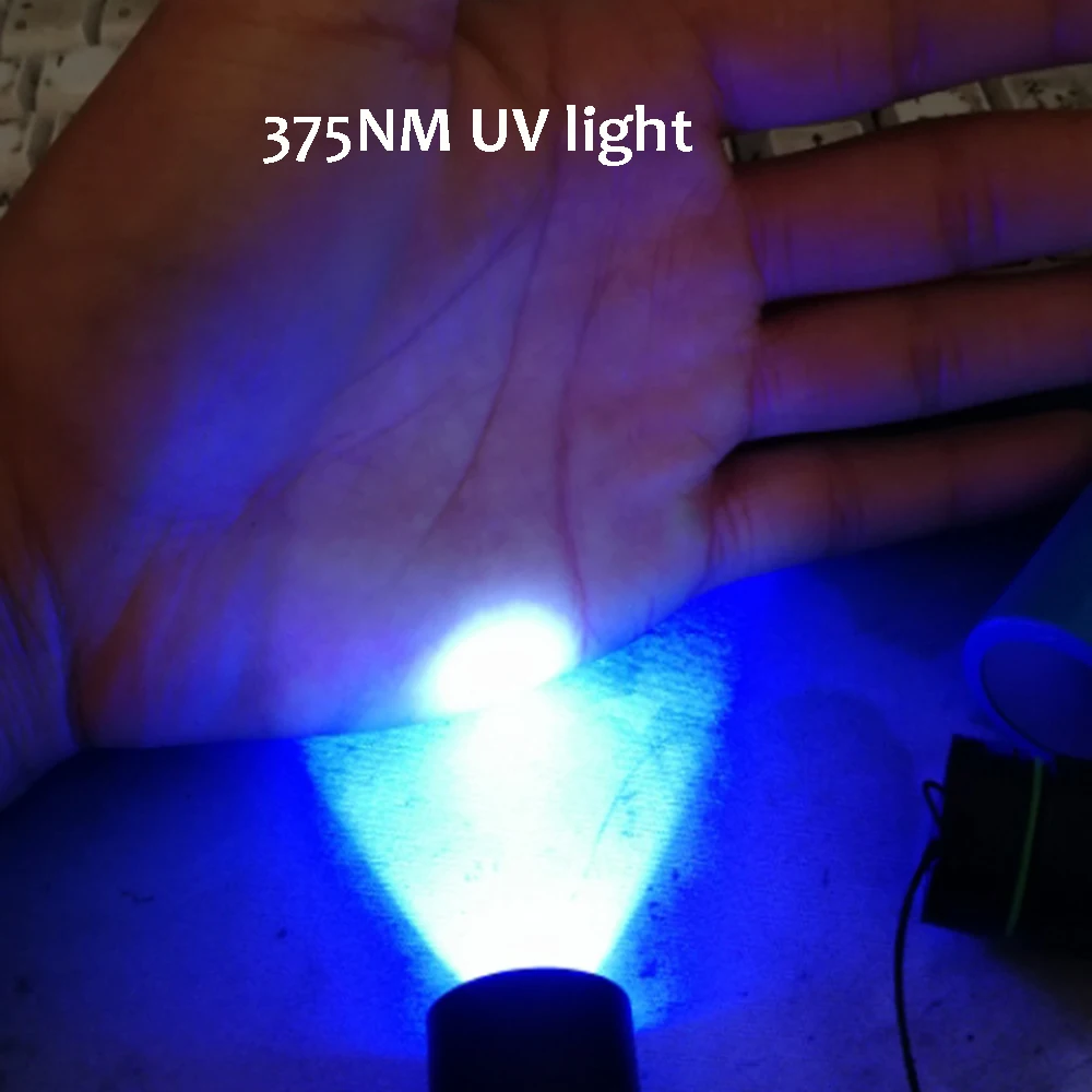 5 Wați de Putere Mare 365NM UV cu led-uri lanterna 18650 mici uv lanterna scorpion ultra violet light lumină ultravioletă detector bani