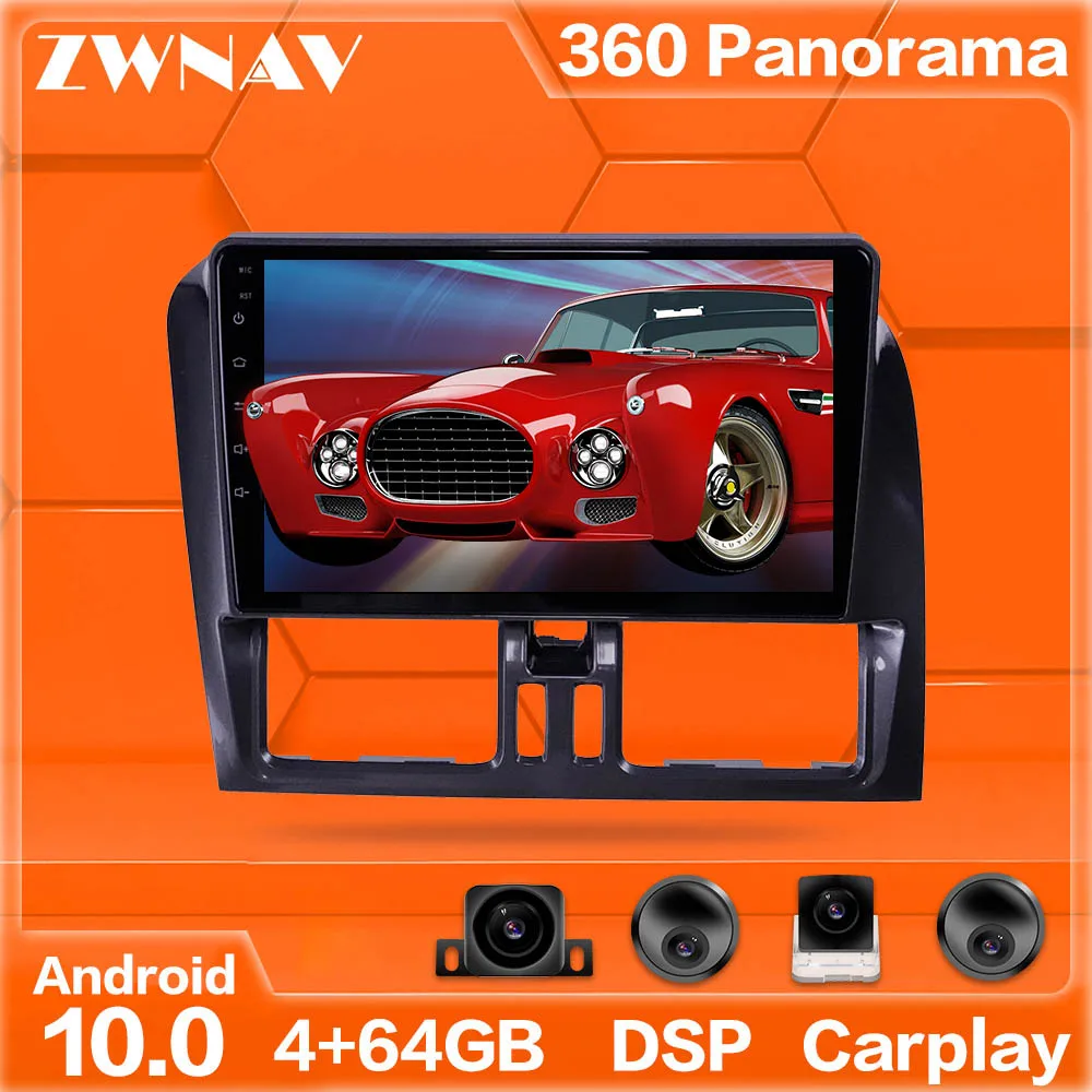 360 de Camere Android 10 sistem Auto Multimedia Player Pentru Volvo XC60 2009-2012 GPS Navi Radio stereo IPS ecran Tactil unitatea de cap