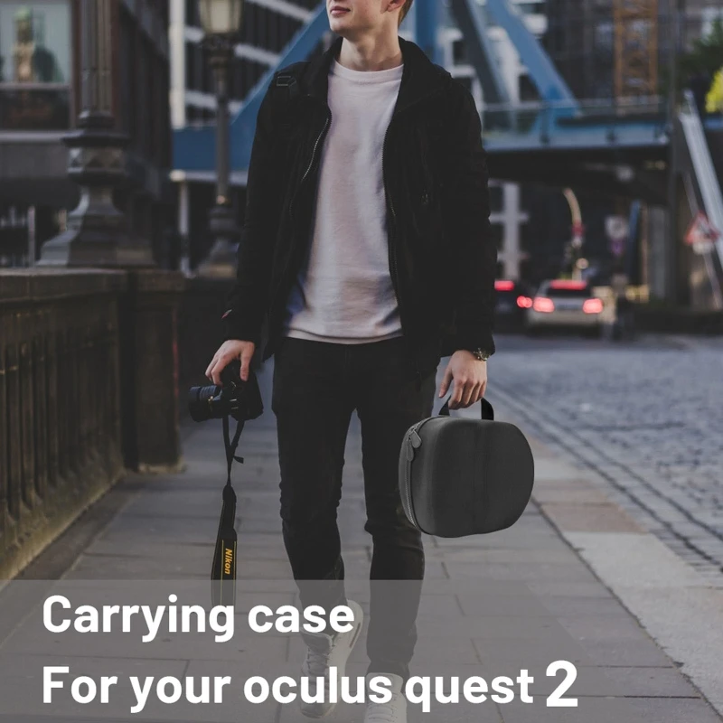 Portable Hard EVA Husă Capac de Protectie Geanta de Depozitare Cutie geantă de transport pentru Oculus Quest 2 VR Căști și Accesorii
