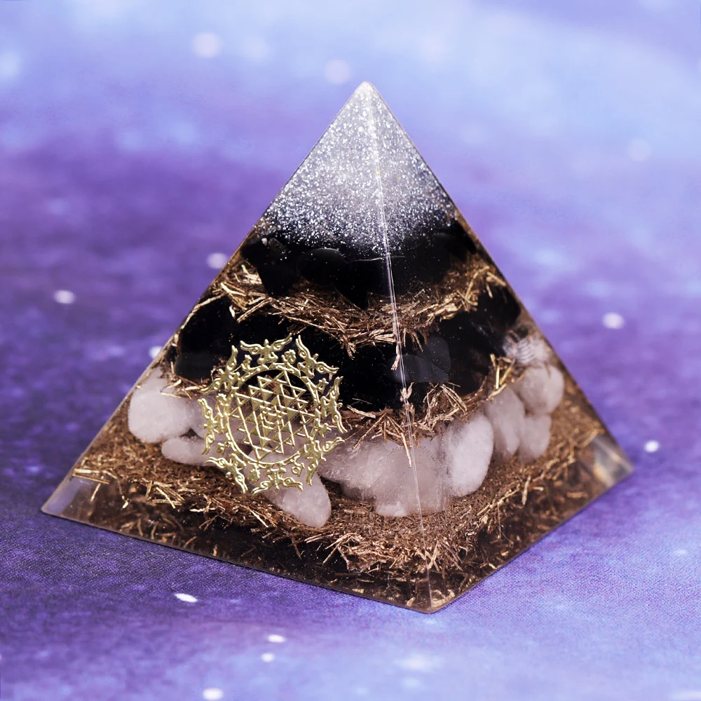 Mare Piramida Joasa Energie Orgonica Emf Generator De Protecție Metafizice Decor Acasă Chakra Vindecare Și Meditație Chakra De Bază
