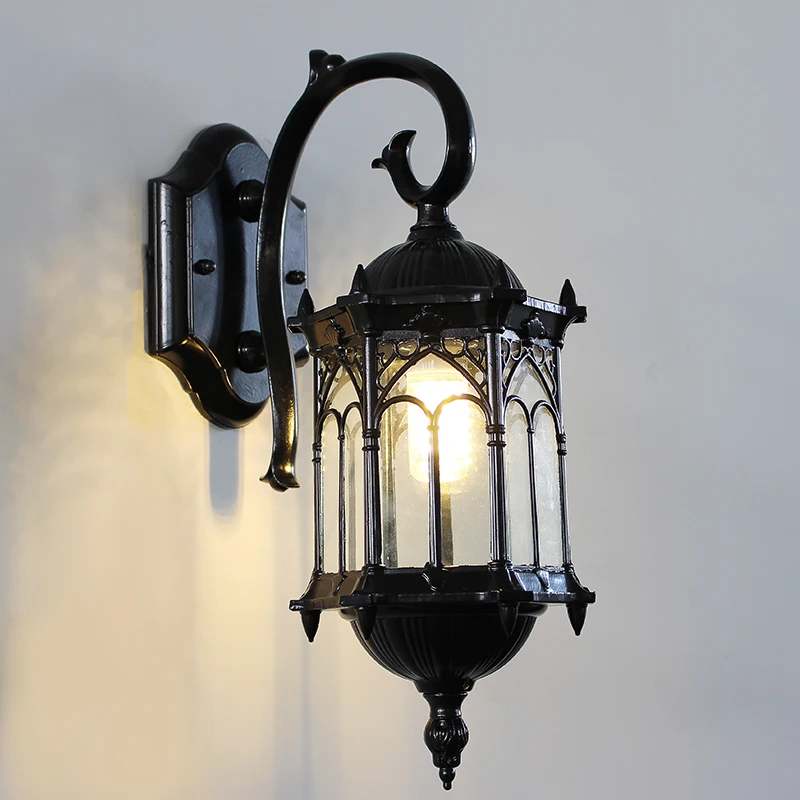 În stil European în aer liber culoar lampă de perete curte perete rezistent la apa lampă simplă villa usa balcon coridor retro de perete de lumină