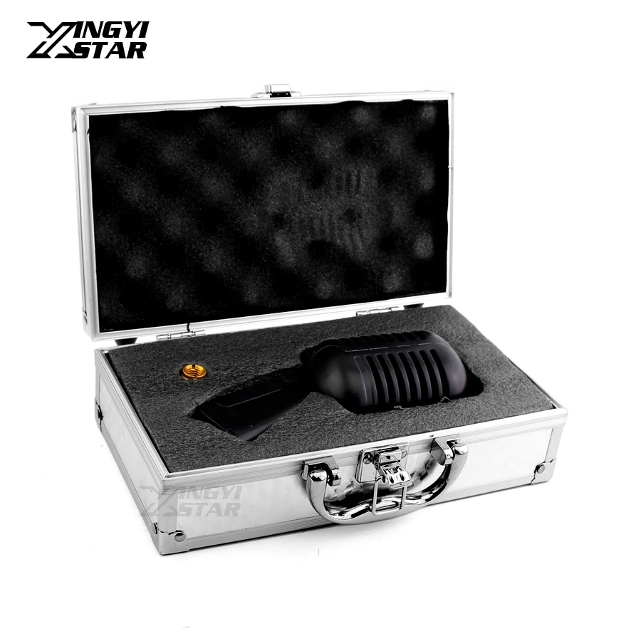 Deluxe Metal Vocal Dinamic Microfon Clasic de Epocă Microfon Pentru Calculator PC Studio DJ Mixer Audio Profesional Karaoke Microfoane