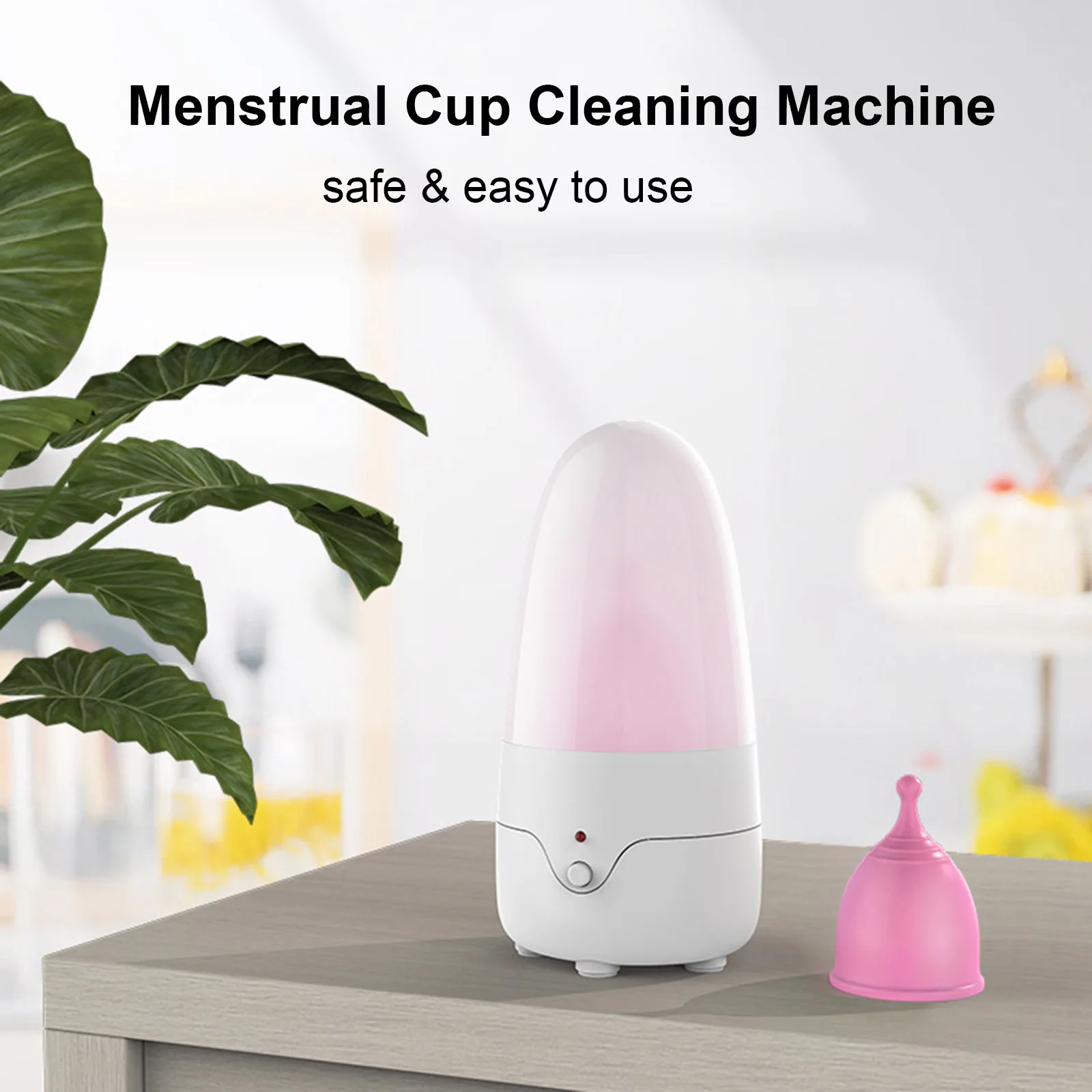 Cupa menstruala Masina de spalat pentru Curățarea Ciclul Cupe Cupa Menstruala Vapor Titularul Curat Cupa Menstruala Curat