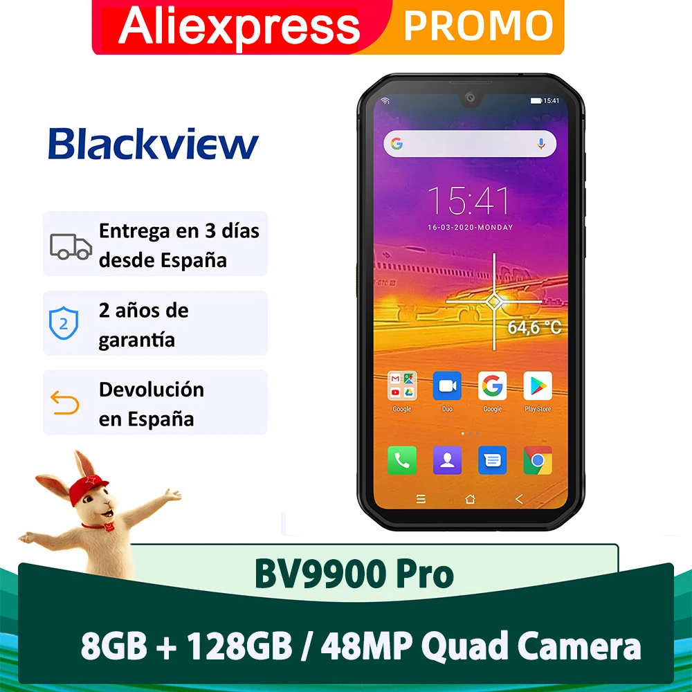 Blackview BV9900 telefon Pro 128GB 8GB IP68 telefon Helio P90 Smartphone Android mobile 10 48MP Quad aparat de fotografiat telefon mobil