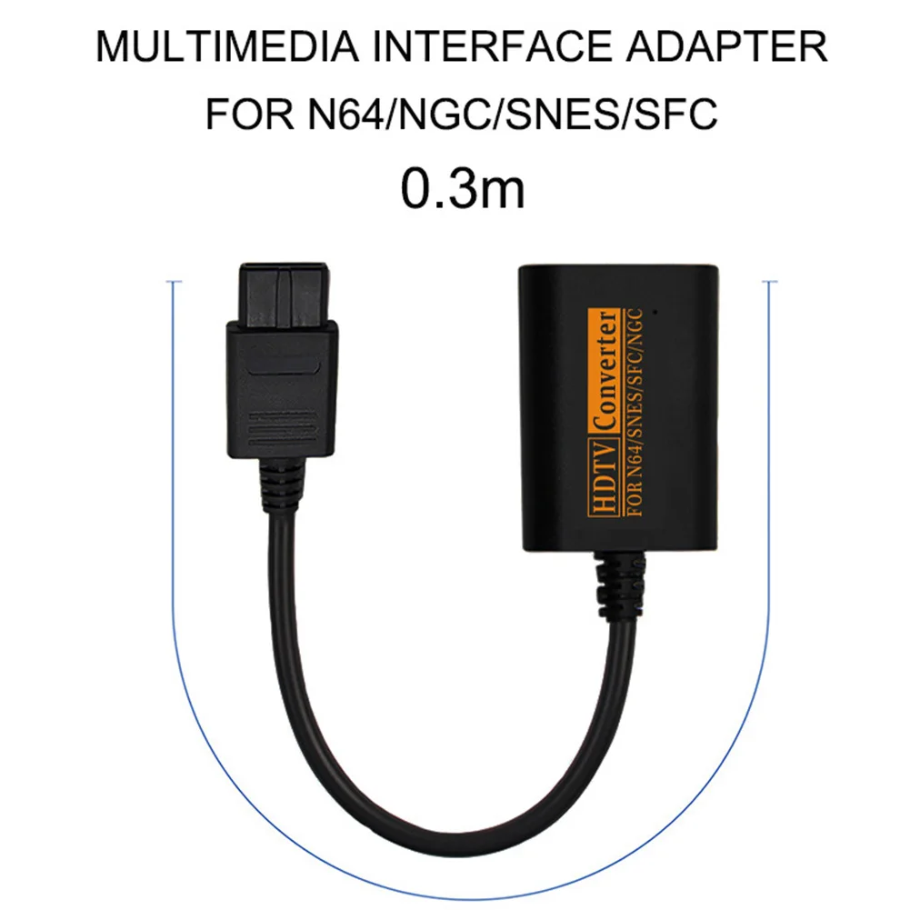 Joc Consola Audio-Video Ușor de Conversie Cap Acasă Universal Ultra Clear Converter Birou Portabil Pentru NGC SNES N64