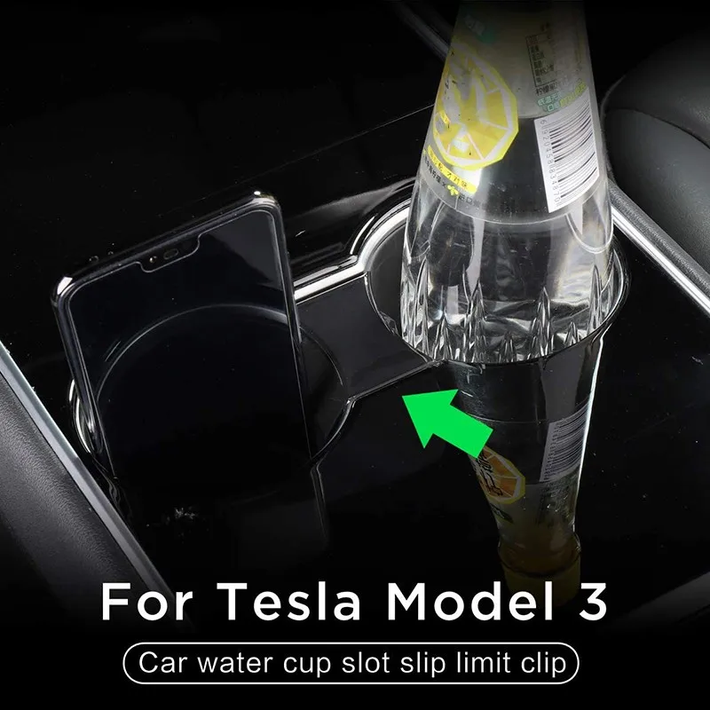 Model3 Auto Tesla Cana De Apa Suport Pentru Tesla Model 3 Accesorii De Interior Pentru Tesla Model Y Model Trei 2017-2020