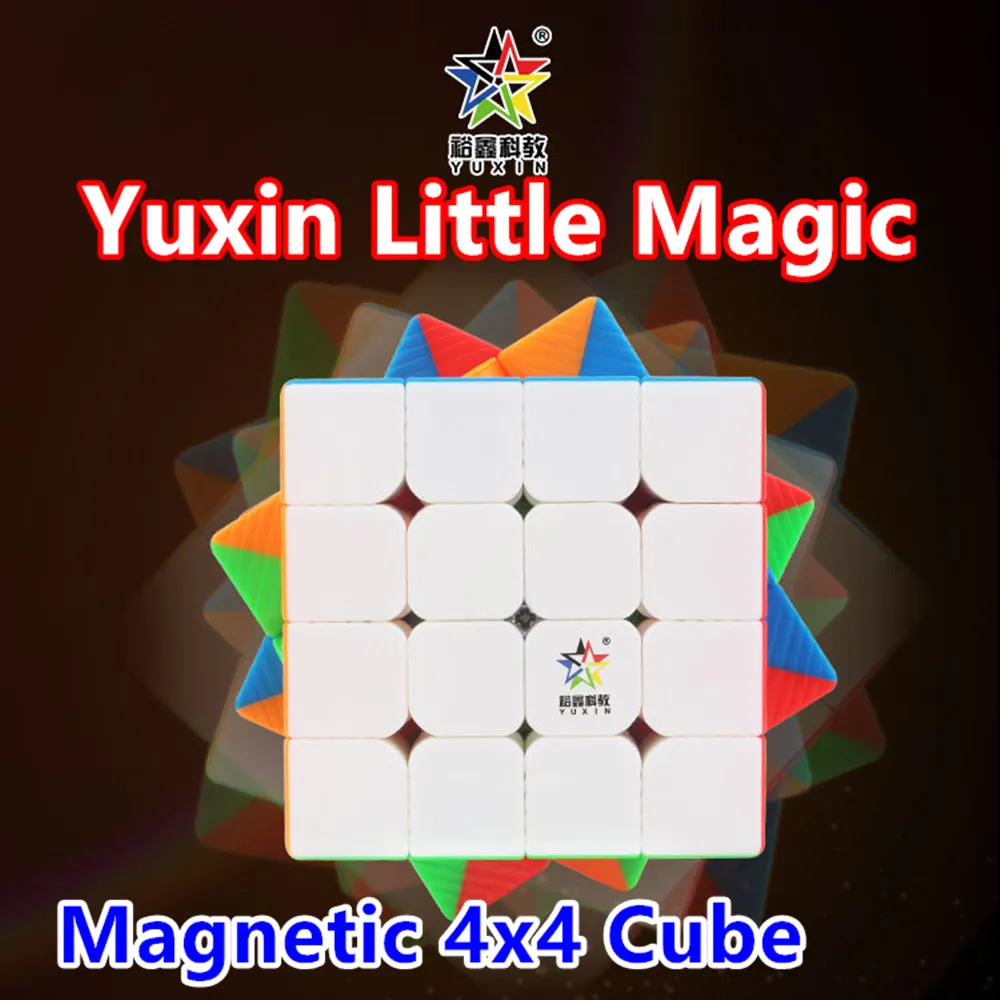 Yuxin Pic de Magie M cub 4x4x4 Pic de Magie 4x4 Magnetic Viteză Magic Cube yuxin Pic de Magie 4x4x4 cubo magic puzzle cub de jucării