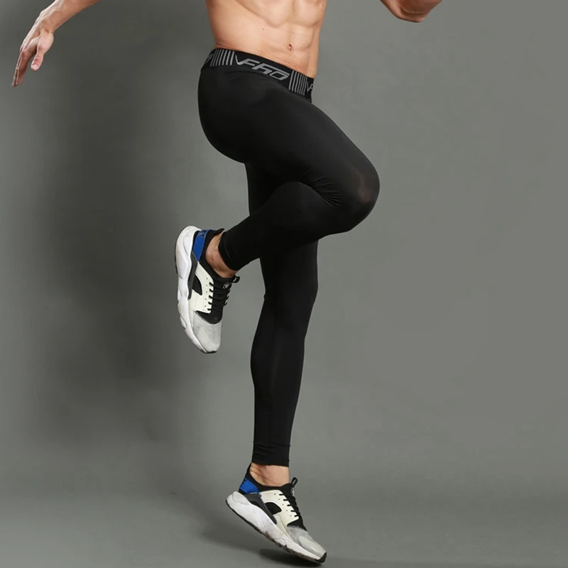JODIMITTY Oameni care Rulează Dresuri Pantaloni 2020Men Sport Legging Sport iute Uscat Respirabil Pro Sală de Fitness Atletic