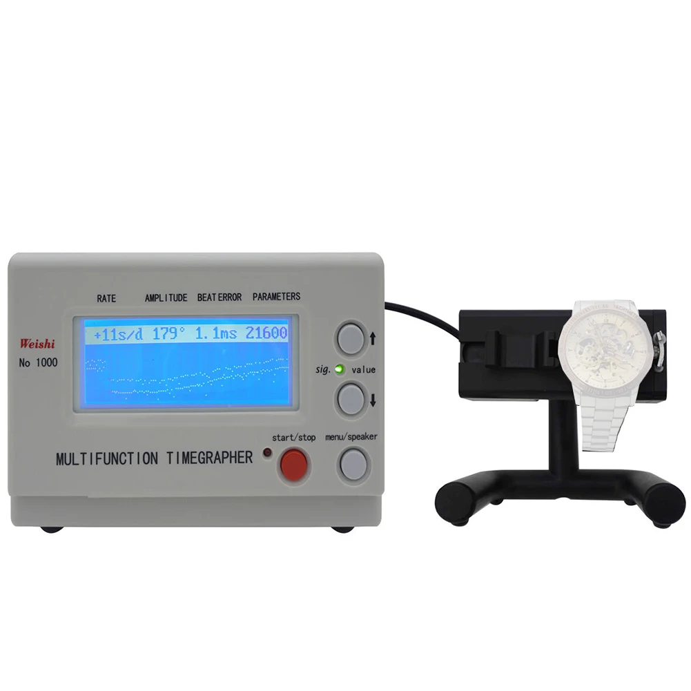 MTG 1000 de Distribuție Test de Reparații Ceas Timegrapher Multifuncțional Ușor Ceas Mecanic Pentru Ceasornicar Exacte Profesionale
