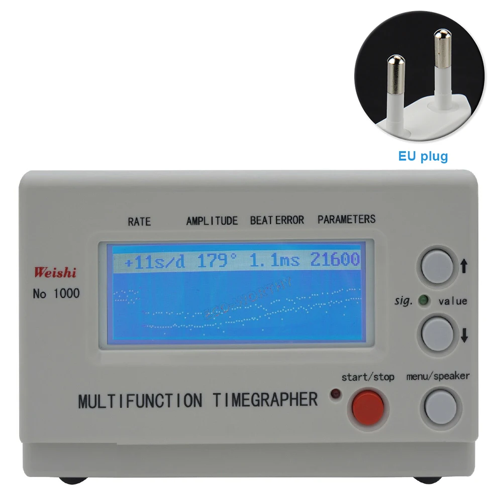 MTG 1000 de Distribuție Test de Reparații Ceas Timegrapher Multifuncțional Ușor Ceas Mecanic Pentru Ceasornicar Exacte Profesionale