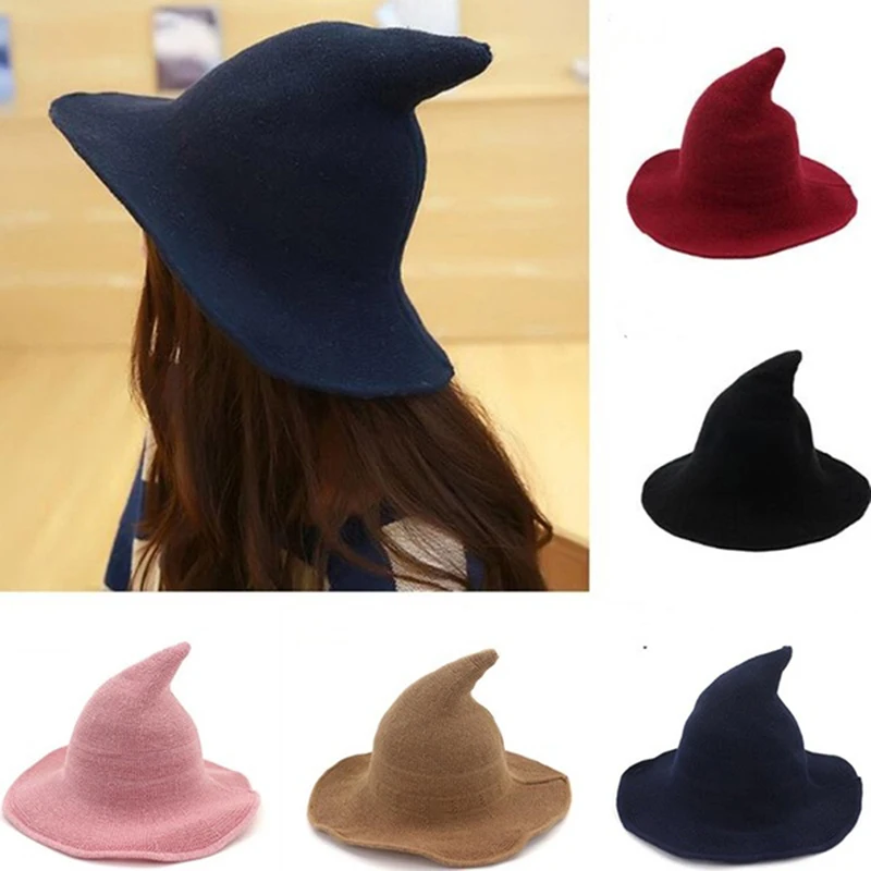 Turla Magic Hat Promovarea Rece Femeile Adulte Halloween Vrăjitoare Negru Pălărie Partid Recuzită Harry Potter Capac En-Gros