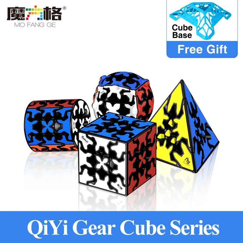Cele mai noi Qiyi de Viteze Magic Cube 3x3x3 Mofangge Viteze Pyramind Cilindru Sferă Profesională Cubo Magico Viteze Serie de Puzzle Jucarii