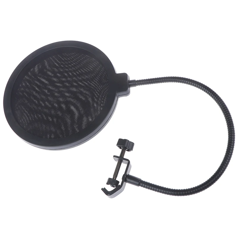 1 buc 155MM studio microfon flexibil de parbriz masca mic filtru scut pentru difuzor