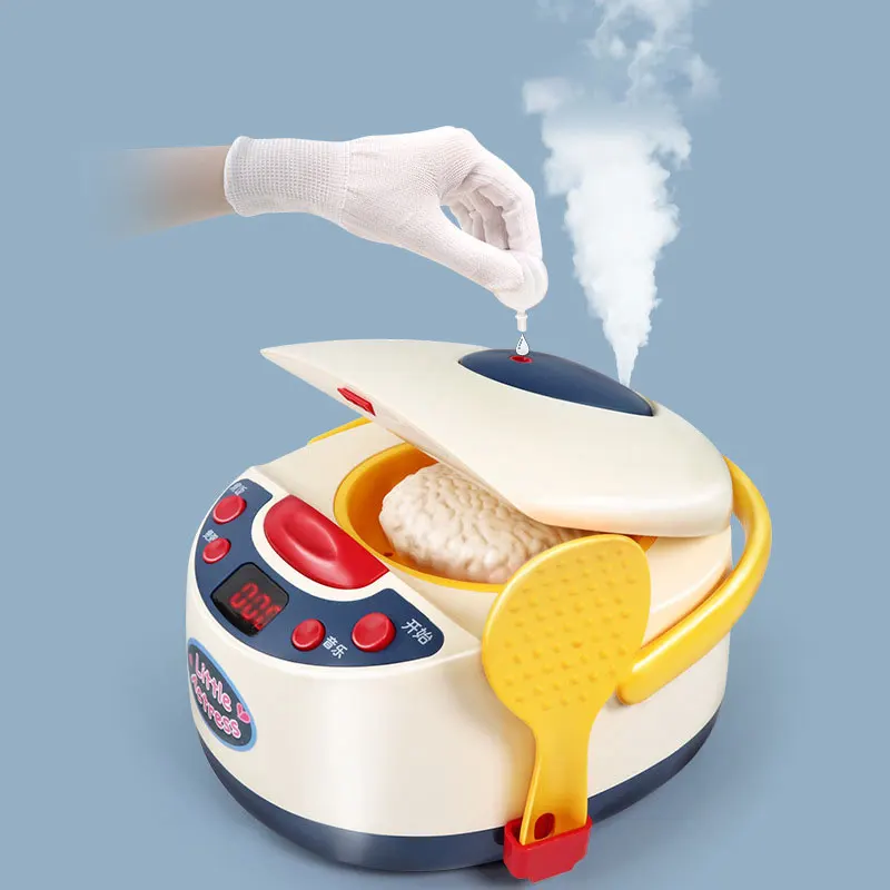 Oala de orez Jucărie pentru Copii Bucătărie, Ustensile de Simulare Ustensile de Bucătărie Jucarii pentru Copii de Bucătărie Pretinde Joc Jucarii Accesorii