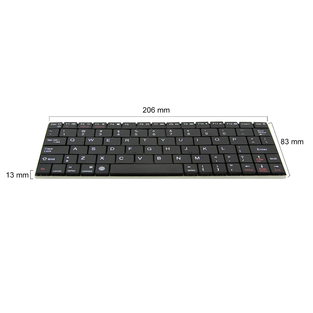 CHYI Bluetooth Wireless Keyboard PCB Ultra Subțire de Jocuri pe Calculator Metal Ergonomic PC de Masa Mini-Tastatura Pentru Laptop, Notebook Desktop