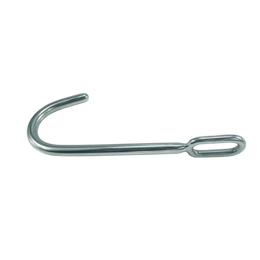 Lungime 235mm metal anal cârlig din oțel inoxidabil butt plug anal dilatator inel de penis de sex jucării pentru adulți de produse pentru bărbați și femei
