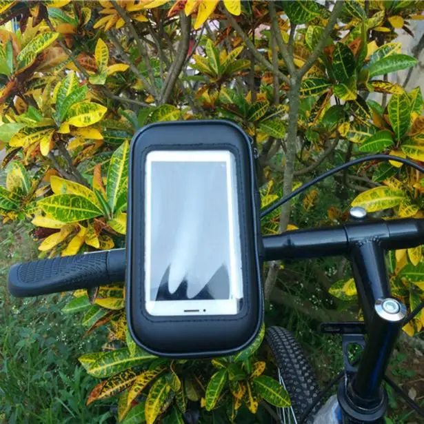2020 Impermeabil Biciclete Suport de Telefon Mobil Ghidon Motocicleta Sac de Caz pentru Bicicleta cu suport pentru Telefon Compatibil cu cele mai multe smartphone-uri O