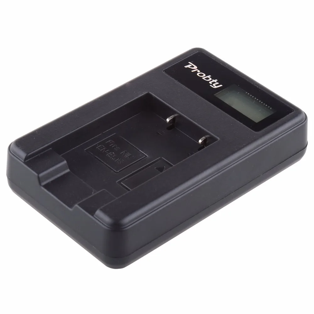 Probty EN-EL19 EN EL19 ENEL19 LCD USB Incarcator pentru Nikon Coolpix S32 S33 S100 S3100 S3200 S3300 S3500 S3600 S3700 S4100 S4200