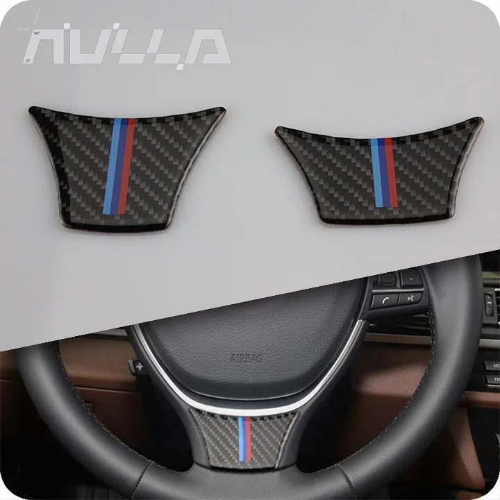 Fibra de Carbon Volan 3D Autocolant Pentru BMW 5 seria 7 F10 F11 F07 Styling Auto Emblema Accesorii Autocolante