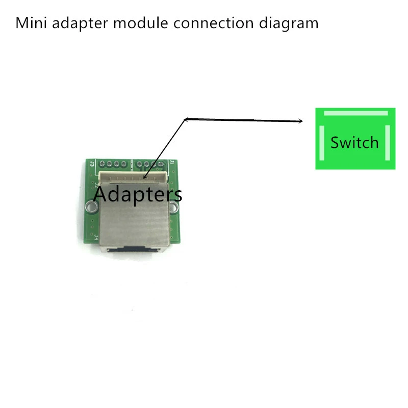 Mini modul design ethernet placa de circuit switch ethernet modulul 10/100mbps 8 port PCBA bord OEM Placa de baza