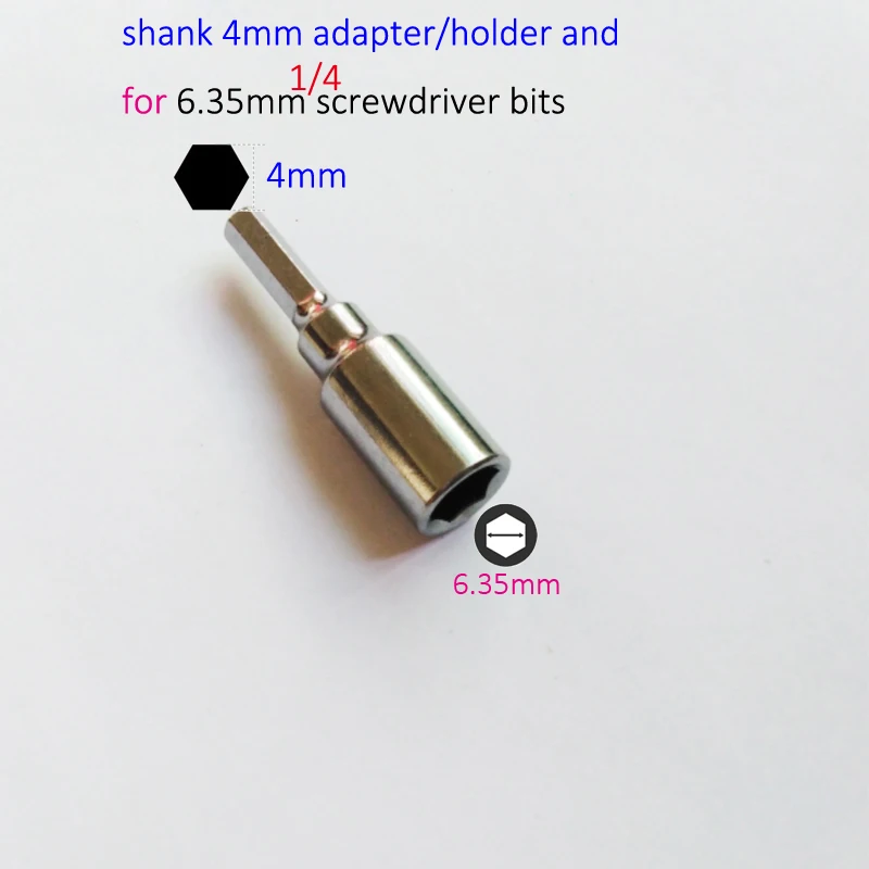 Hex Bit Adaptor 4mm la 6,35 mm 1/4