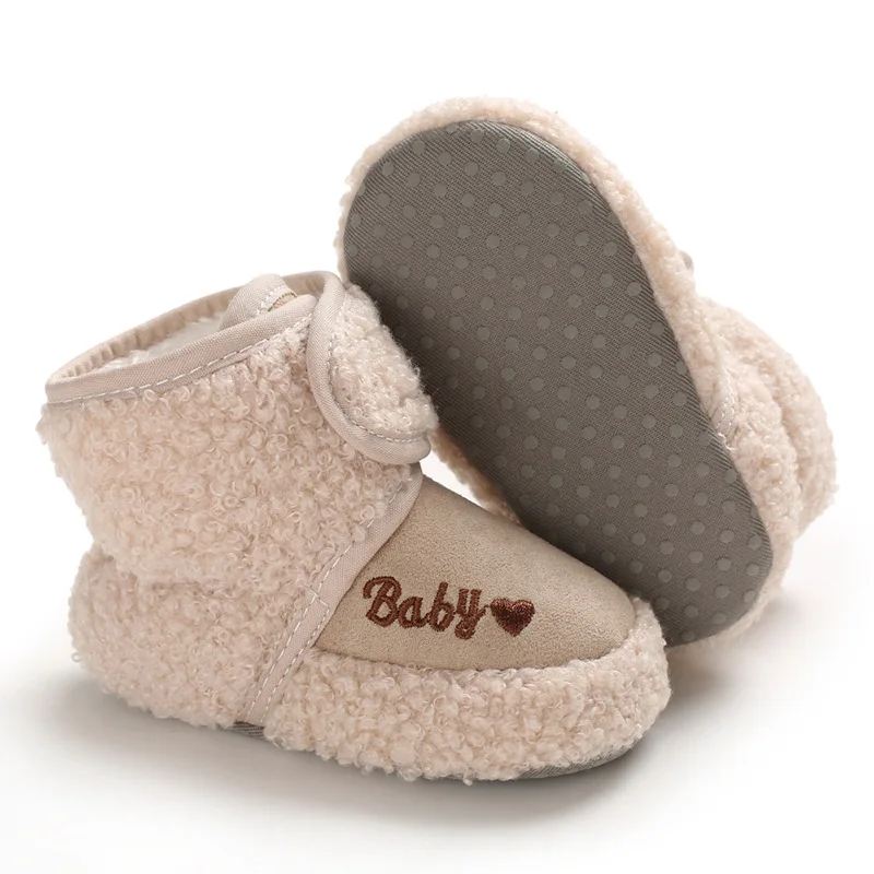 Copil Nou-Născut Pantofi Prima Pietoni Pantofi Pentru Copii Moale De Lână De Iarnă Pentru Sugari, Copii Băieți Fete Pantofi Copii Copilul Crib Pantofi 0-18 Luni