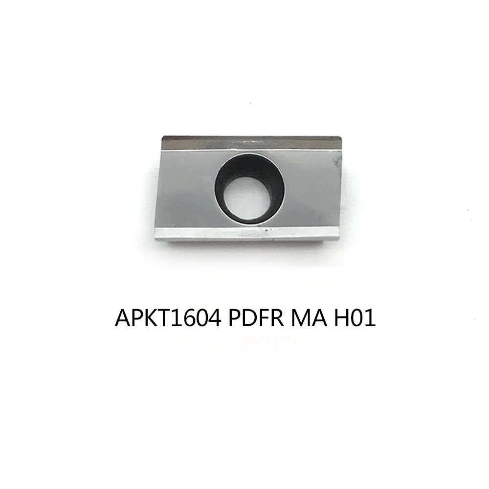APKT1604 PDFR MA RH01 Original de freze din Aliaj de Aluminiu cu Fante de Prelucrare a Aluminiului Insertii APKT 1604 CNC Strung Tool