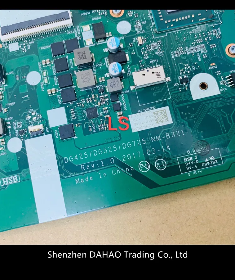 E NM-B321 placa de baza pentru Lenovo 320-17AST placa de baza DG425 DG525 DG725 NM-B321 AMD CPU Test OK lucrare originală