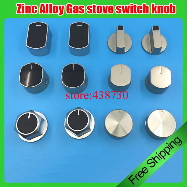 1 pereche Aliaj de Zinc aragaz comutator buton / metal aprindere buton 8mm / 45 de grade aragaz accesorii universal buton de comutare