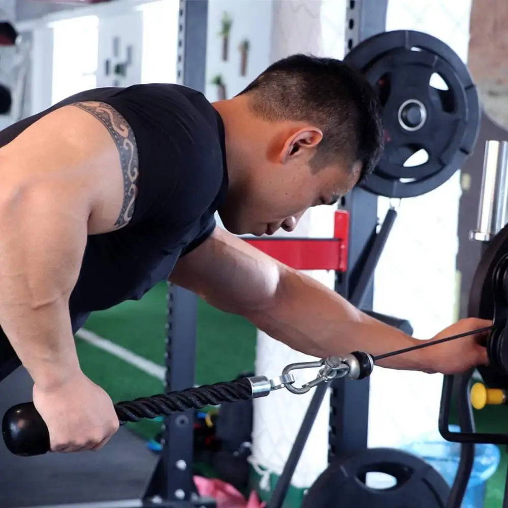 Singură Prindere Triceps Rope Bicepsul Cablu, Mașină De Sistem Se Ocupe De Atașamente Trage În Jos Exercitarea Grele Sala De Fitness Accesorii