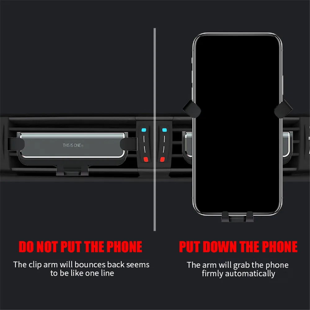 Greutate Suport de Telefon Mobil pentru Masina Mount Air Vent Clip GPS Titularul Stand Suport Magnetic Suport de Telefon pentru IPhone-ul Xiaomi