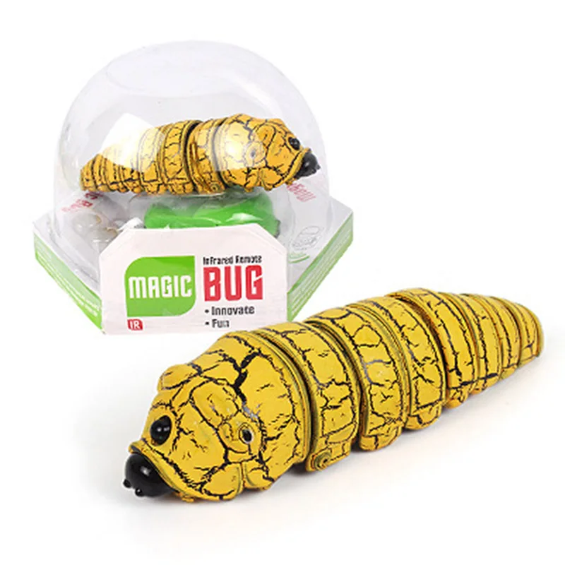 20 de Copii Jucării Amuzante Fals Caterpillar Control de la Distanță Electric Glumă Animal RC Insecte Glumă Înfricoșător Truc Copii Jucărie Cadou @ NSV775